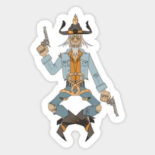 Cowboy Baphomet (DESERT) Sticker